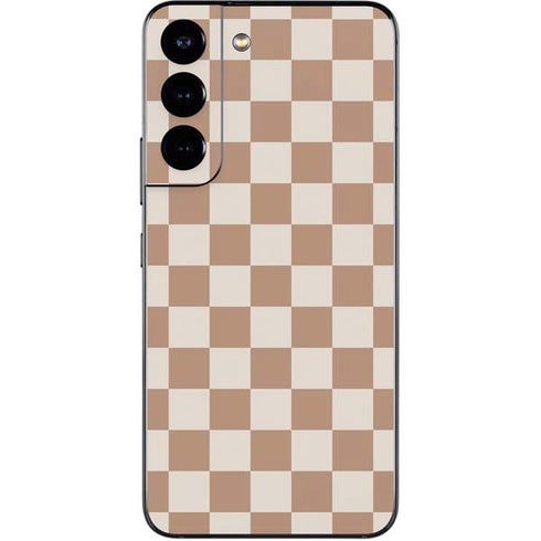 Neutral Checkered Galaxy S22 Skin